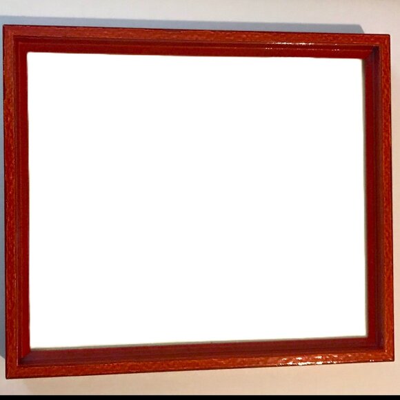 Vibrant Red Glossy Colorful Frame - Ready to Use - 8x10 - w/Hardware - New - Picture 6 of 15